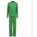 Large collar long sleeved two-piece women's split folding set