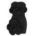 Red strapless skirt three-dimensional flower dress