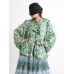 Retro Hong Kong style personalized loose printed shirt women's long-sleeved shirt