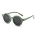 Silicone sunglasses for children aged 0-3, cute baby polarized outdoor sunglasses with UV protection