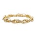 Handmade multi ring exaggerated punk thick chain necklace personality Fried Dough Twists chain necklace women