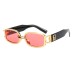 Fashionable Resin Sunglasses Men's Stall Red Transparent Glasses