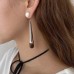 Fashion heavy industry earrings personalized long earrings for women