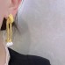 Medieval golden chain earrings, fashionable metal high-end tassel earrings