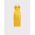 Suspender fringe skirt backpack hip skirt bandage dress