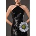 Sunflower Sexy Sleeveless Backless Luxurious Sequined Mesh Splicing Party Long Dress
