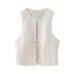 European and American style lace-up vest 4749772 straight skirt 5427436 suit
