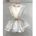 French New V-neck Western Style Commuter Top for Women