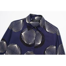 Fashion printed shirt and casual pants