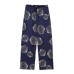 Fashion printed shirt and casual pants