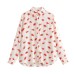 Spring New Women's Wear European and American Style Printed Shirt Casual Half Skirt