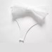 Fashionable transparent hard yarn large fan-shaped jumpsuit