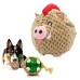 Interactive pet toys dog balls teeth grinding training bite resistance and sound making dog toys