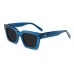 Simple personality trend thick frame thick leg sunglasses
