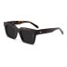 Simple personality trend thick frame thick leg sunglasses