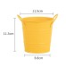 Iron Art Storage Small Bucket Milk Tea Shop French Fries Bucket Desktop Garbage Bucket Double Ear Pen Bucket