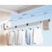 Multifunctional Retractable Fold Away Clothes Drying Hanger Space-Saving Bathrooms Usage