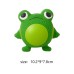 Latex teasing and frustrating frog yellow duck making sounds grinding teeth to relieve boredom