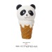 Latex teeth grinding sound cone panda interactive relief