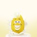 Facial expression smiling face round ball rugby ball latex squeezing sound