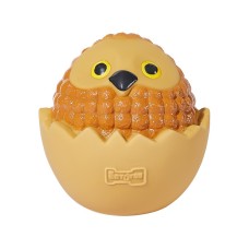 Latex shell breaking owl interactive puzzle grinding sound dog toy