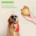 Latex shell breaking owl interactive puzzle grinding sound dog toy