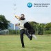 Interactive communication and retrieval of pet training dog frisbee with linen hollowed out frisbee
