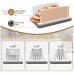 New detachable bread cutting tray Multifunctional foldable bread slicer with tray