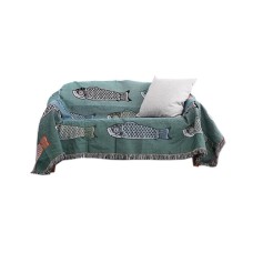 Modern minimalist koi patterned sofa blanket can be used as a soft carpet tablecloth decoration dust-proof
