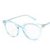 Round Eyeglasses For Women Fake Glasses Cute Fashion Clear Glasses Frame Pink Transparent Eye Glasses Frames For Women