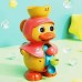 Cute and Cute Duck Spinning Water Wheel Baby Shower Toy Little Yellow Duck Baby Children Playing with Water Spray Big Duck