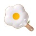 Creative Sun Egg Ceramic Bowl and Dish Set Cute Rice Bowl, Plate, Handle, Plate, Tableware, Home Breakfast Soup Plate