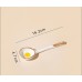 Creative Sun Egg Ceramic Bowl and Dish Set Cute Rice Bowl, Plate, Handle, Plate, Tableware, Home Breakfast Soup Plate