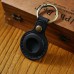 Protective case cowhide pet anti loss keychain leather case