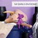 Creative kitchen utensils silicone tools Little Flying Man wizard shaped pot lid anti overflow lifting high soup spoon holder