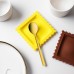 Creative spoon mat cookie shaped cartoon tabletop silicone thermal insulation and anti scalding mat practical kitchen tool