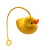 Little Yellow Duck Tea Drip High Temperature Resistant Soft Gel Tea Filter Tea Flower Tea Filter Duck Girl Heart Tea Brewery