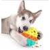 Pet teeth grinding stick makes sounds dog toys squeak and leak food balls