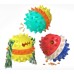 Pet teeth grinding stick makes sounds dog toys squeak and leak food balls