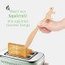 Kitchen and Home Good Items Squirrel Toast with Pine Wood Squirrel Baked Bread Pliers