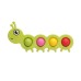 Fidget Simple Dimple Finger Bubble Music Silicone Keychain Decompression