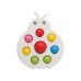 Fidget Simple Dimple Finger Bubble Music Silicone Keychain Decompression