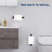 Kitchen stainless steel tissue holder tissue holder storage rack wall mounted perforated bathroom paper roll holder