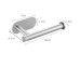 Kitchen stainless steel tissue holder tissue holder storage rack wall mounted perforated bathroom paper roll holder
