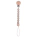 Infant and toddler products, beech wood pacifier clip, soothing wood octagonal pacifier, anti drop chain