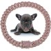 Hip Hop Cuban Chain Pet Jewelry Necklace Collar Zinc Alloy Size Cat Dog Chain Accessories