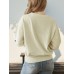 New European and American Autumn Women's Cross border Valentine's Day Love Round Neck Sweater for Women