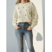 New European and American Autumn Women's Cross border Valentine's Day Love Round Neck Sweater for Women