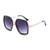 European and American large frame sunglasses for women, ins metal sunglasses European and American large frame sunglasses for women, ins metal sunglasses