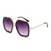European and American large frame sunglasses for women, ins metal sunglasses European and American large frame sunglasses for women, ins metal sunglasses